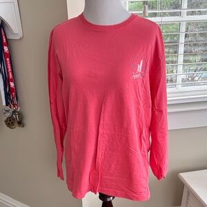 johnnie-O Pink Long Sleeve Tee